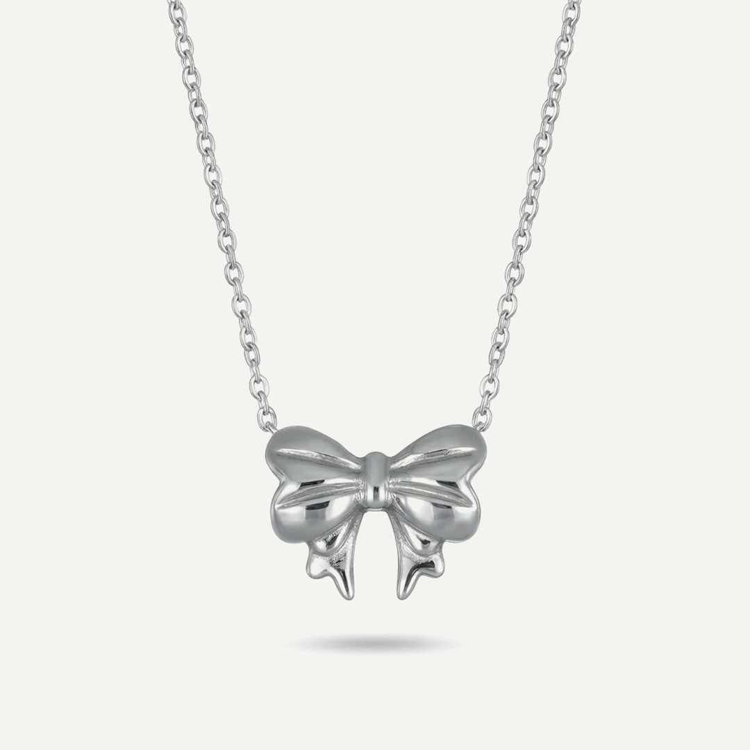 Catena con nodo a fiocco in argento Sterling, catena Catena con nodo a fiocco in argento Sterling, catena