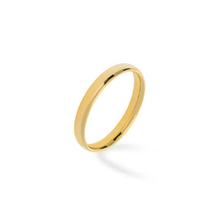 Anello fede Fabiani comoda 3mm in oro giallo 9Kt