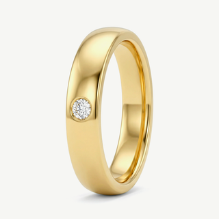 Fede con Diamante Fabiani Oro Giallo 18Kt