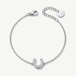 Bracciale Meridien con Ferro di Cavallo in Acciaio