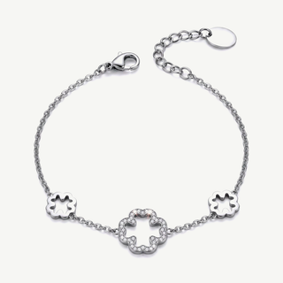 Bracciale con Quadrifogli