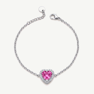Bracciale con Cuore Punto Luce