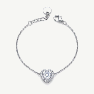 Bracciale con Cuore Punto Luce