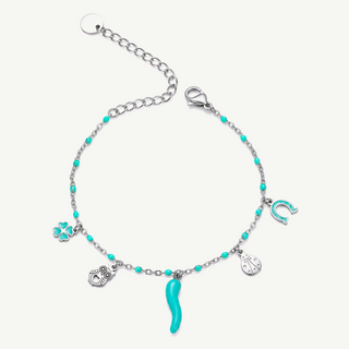Bracciale Smaltato Multi Charms