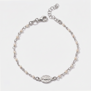 Bracciale Rosario Bianco