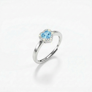 Anello Fabiani con Cuore in Argento