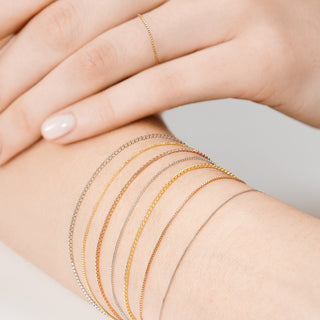 Bracciale Love Fabiani in oro rosa 18Kt - Misura 2