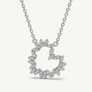 Collana Fabiani in argento 925 con cuore e zirconi