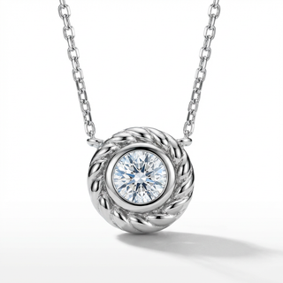 Collana Fabiani Punto Luce in Argento e Zirconi