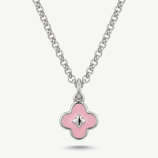 Collana Fabiani con Fiore in Argento