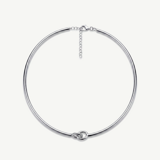 Collana Rigida con Anelli Intrecciati - Luxury Edition