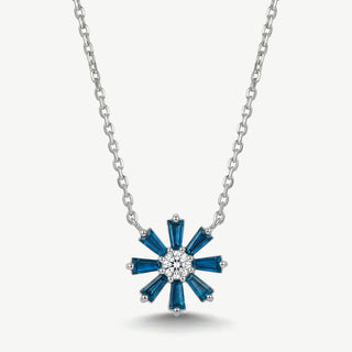 Collana Fabiani con Fiore in Argento