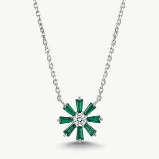 Collana Fabiani con Fiore in Argento