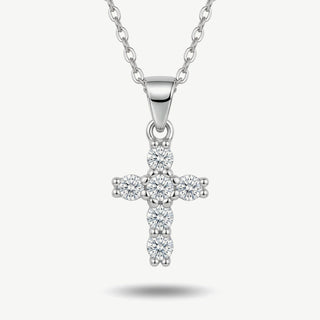 Collana Fabiani con Croce in Argento