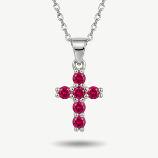 Collana Fabiani con Croce in Argento