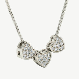Collana Fabiani con Cuori in Argento