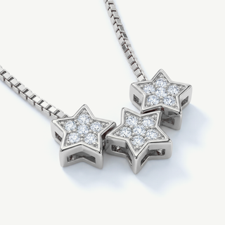 Collana Fabiani con Stelle in Argento
