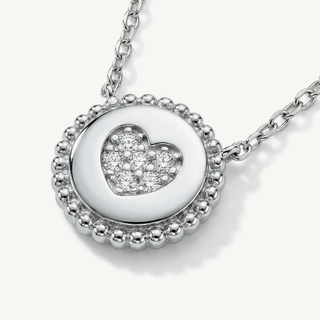 Collana Fabiani con Cuore in Argento