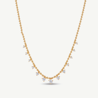 Collana a Sfere con Punti Luce Pendenti Degradé - Luxury Edition
