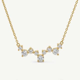 Collana Fabiani girocollo in Oro Giallo 9KT con Zirconi