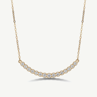 Collana Fabiani Girocollo in Oro Giallo con Zirconi