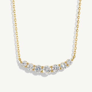 Collana Fabiani in argento dorato con zirconi