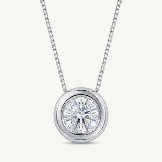 Collana Punto Luce con Zircone - 5MM