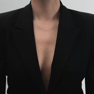 Catenina Fabiani in oro bianco 18 Kt - Fabiani Gioiellerie