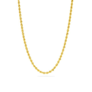 Collana Fabiani in oro giallo 18Kt con lavorazione maglia a corda - Fabiani Gioiellerie