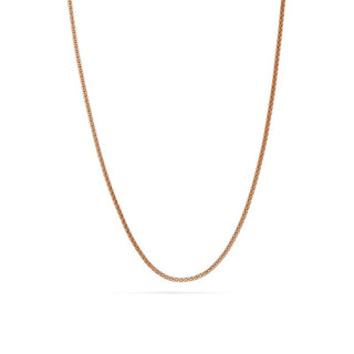 Collana Fabiani in oro rosa 18Kt con lavorazione tubolare - Fabiani Gioiellerie