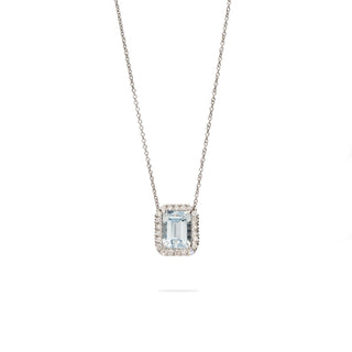 Collana Fabiani con acquamarina 1,20 Ct e diamanti - Fabiani Gioiellerie