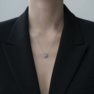 Collana Fabiani con acquamarina 1,20 Ct e diamanti - Fabiani Gioiellerie