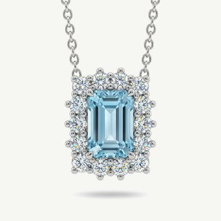 Collana Fabiani con Acquamarina e Diamanti