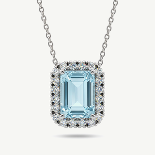 Collana Fabiani con Acquamarina e Diamanti