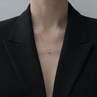 Collana Fabiani in oro bianco con diamante taglio brillante - Fabiani Gioiellerie
