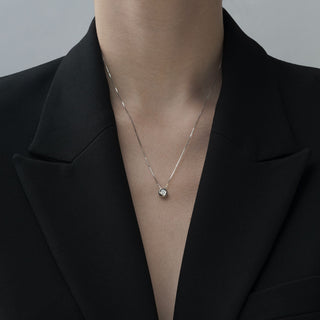 Collana Fabiani punto luce con diamante - Fabiani Gioiellerie