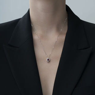 Collana Fabiani in oro con rubino e diamanti - Fabiani Gioiellerie
