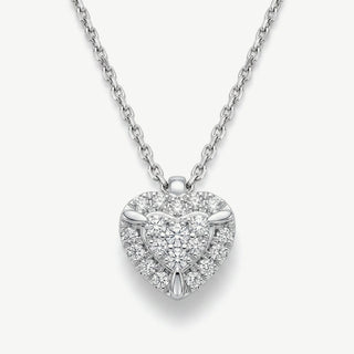 Collana Gemmarara con Ciondolo Cuore - 0,12Ct
