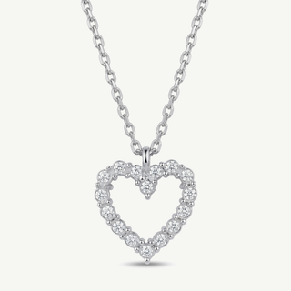Collana Gemmarara con Ciondolo Cuore - 0,05Ct