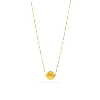 Collana Fabiani con pendente sfera in oro giallo 18Kt - Fabiani Gioiellerie