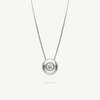 Collana Gemmarara Punto Luce in Oro 9 Kt con Diamante 0,01 Ct