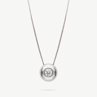 Collana Gemmarara Punto Luce in Oro 9 Kt con Diamante 0,04 Ct