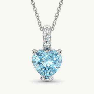 Collana Fabiani in Oro 18Kt con Acquamarina 0,45Ct e Diamanti 0,01Ct