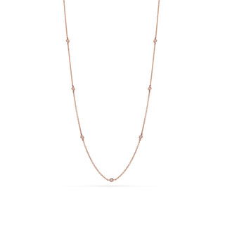 Collana Fabiani in oro rosa con diamanti 0,26Ct - Fabiani Gioiellerie