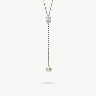 Collana punto luce e perla argento 925 Fabiani
