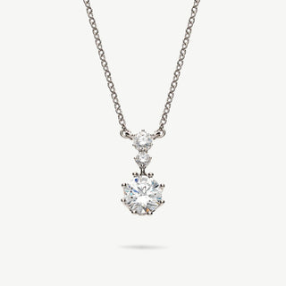 Collana trilogy zirconi bianchi argento 925 Fabiani