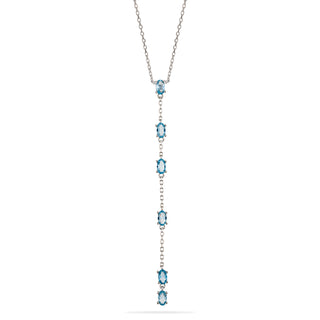 Collana Fabiani pendente in argento 925 con zirconi