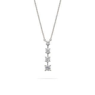 Collana Fabiani pendente in argento 925 con zirconi