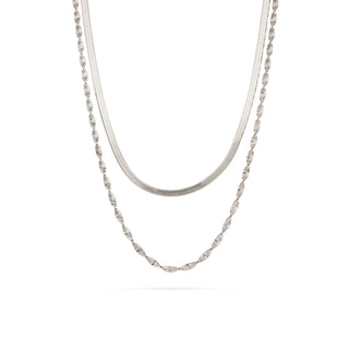 Collana Fabiani multifilo in argento 925