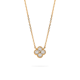 Collana Fabiani in argento 925 dorato con zirconi